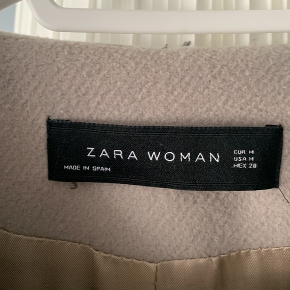 Zara fall coat in beige - Picture 2 of 4